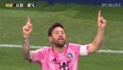 任意球当点球踢!梅西主罚任意球无解破门!迈阿密2-1反超波尔图